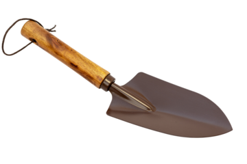 Garden shovel tool isolated on white background
