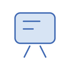 White Board icon vector stock.