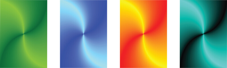 abstract rainbow background. In 4 Variants.