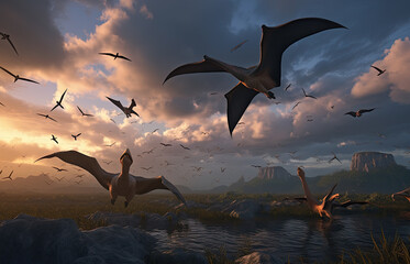 flying dinosaurs