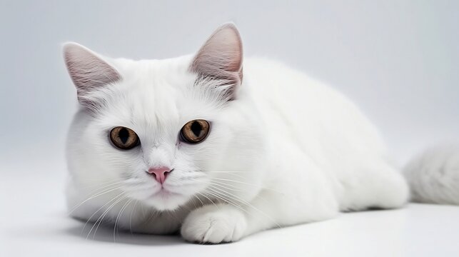 cat with white background