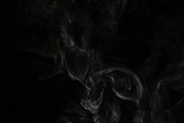 texture smoke on a black background abstract