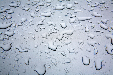 raindrops on the bonnet