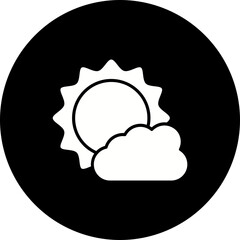 Weather App Glyph Inverted Icon