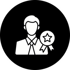 Best Glyph Inverted Icon