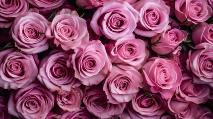 Obraz na płótnie Canvas Romantic luxury bouquet of pink roses, nature, flowers & gardens