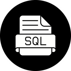 Sql Glyph Inverted Icon