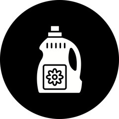 Detergent Glyph Inverted Icon