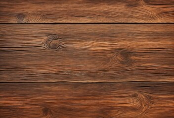 Naklejka premium A wooden plank with a dark brown stain and a white cross section of the wood.
