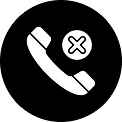 Rejected Glyph Inverted Icon