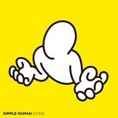 シンプルな人間のアイコンシリーズ,苛立つ人