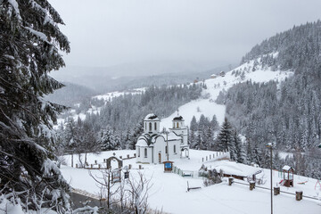 The small church of the Nativity of Christ in Zlatar , Serbia, Europe.