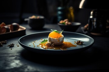 Fine Dining Creative Dish with Beautiful Presentation