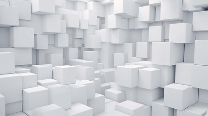 Generative AI. A wall of cubes