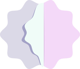 Paper sticker note peeling adhesive.