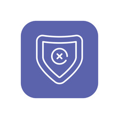 Dislike icon vector stock.