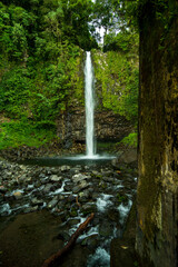 Lembah Anai Waterfall, the beautiful waterfall that located on the side of the road between city of...