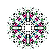 Mandala circle ornate pattern for your design.