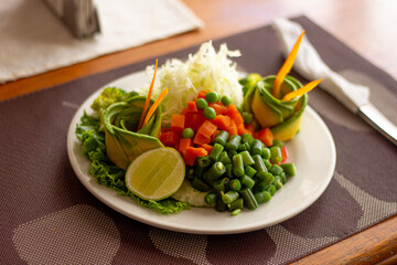 Comida peruana de un restaurante