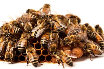 Honey Bee Hive Life: An image of honey bees inside their hive can offer a unique glimpse into their daily life and social behavior. This type of image is popular among beekeepers and those interested 