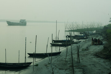 boats on the river