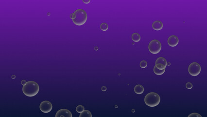 Abstract Bubbles Background template design underwater