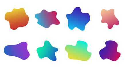 Abstract fluid iridescent holographic neon curved wave in motion colorful background 3d render. Gradient design element for backgrounds, banners, wallpapers, posters and covers.
