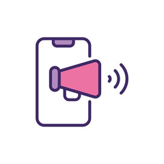 Online Marketing icon vector stock.