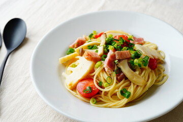 タケノコのペペロンチーノ