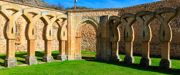 Soria cloister, famous site in Spain, Castile and Leon