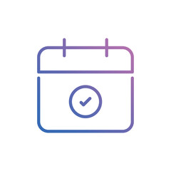 Calendar icon vector stock.