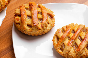 Pie de manzana y de piña 