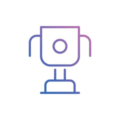 Trophy icon vector stock.