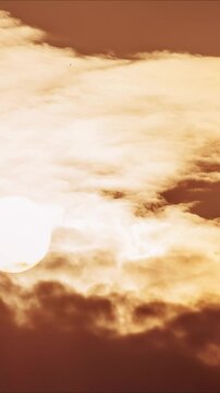 sunset in the sky