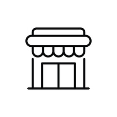 Store icon vector stock.