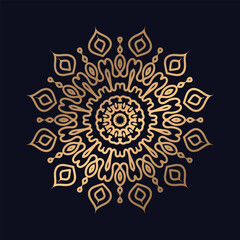 Luxury Islamic mandala design background