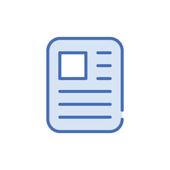 Content icon vector stock.