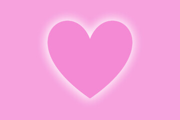 ピンク色のハートのフレーム壁紙素材〜バレンタインや母の日、誕生日に〜