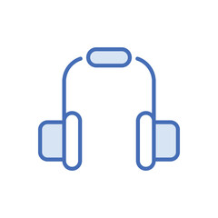 Headset icon vector stock.