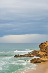 Gunnamatta Beach in Fingal is an exposed, high energy, 3km stretch of beach with a wide, rip dominated surf zone. It is located in the Mornington Peninsula National Park 