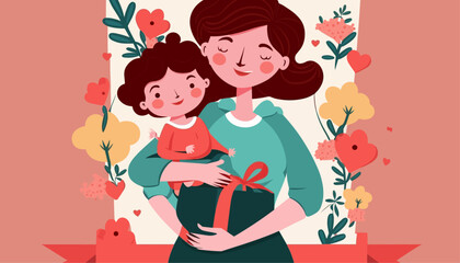 Mother's day vector illustration