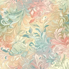 Digitales Papier. Blumen nahtloses Muster. Blumen Hintergrund. Frühling digitales Papier. Florales digitales Papier. Delicate floral seamless pattern. AI generated. © Gogi