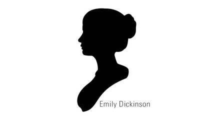 Emily Dickinson silhouette
