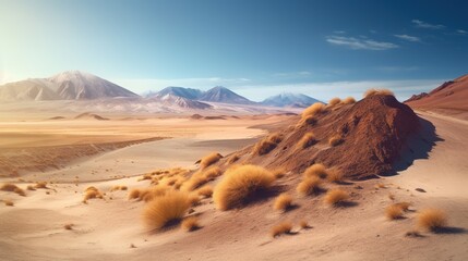 Fototapeta na wymiar South America Atacama Desert photorealistic 