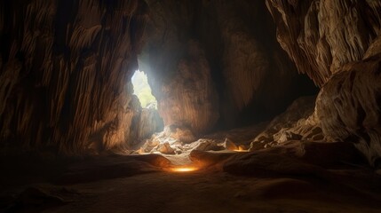  Slovakia Demnovska Cave of Liberty photorealistic 