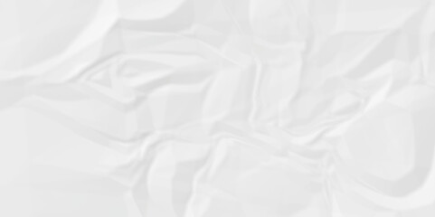 White crumpled paper texture. Crumpled white wrikled blank paper texture and The texture of white paper is crumpled.