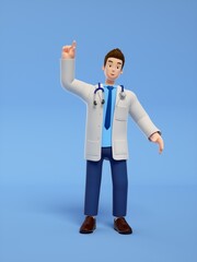 3D rendered doctors