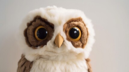 Obraz premium portrait of a stuffed owl