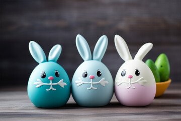 Easter day background with generative ai 