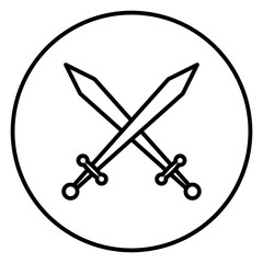 sword and shield icon